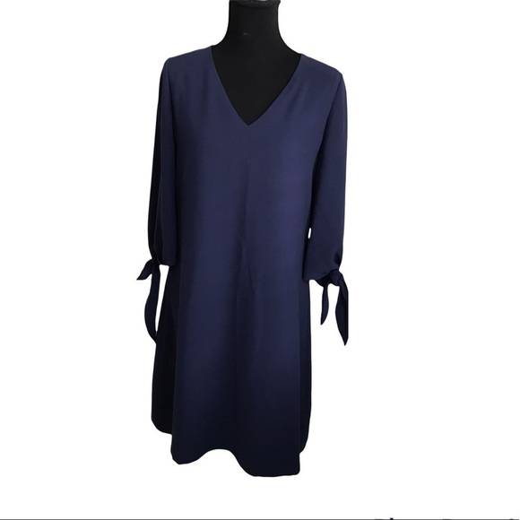 Lafayette 148 New York Womens Kenna Dress 3/4 Sleeves Knee-Length Medium D - Picture 2 of 9